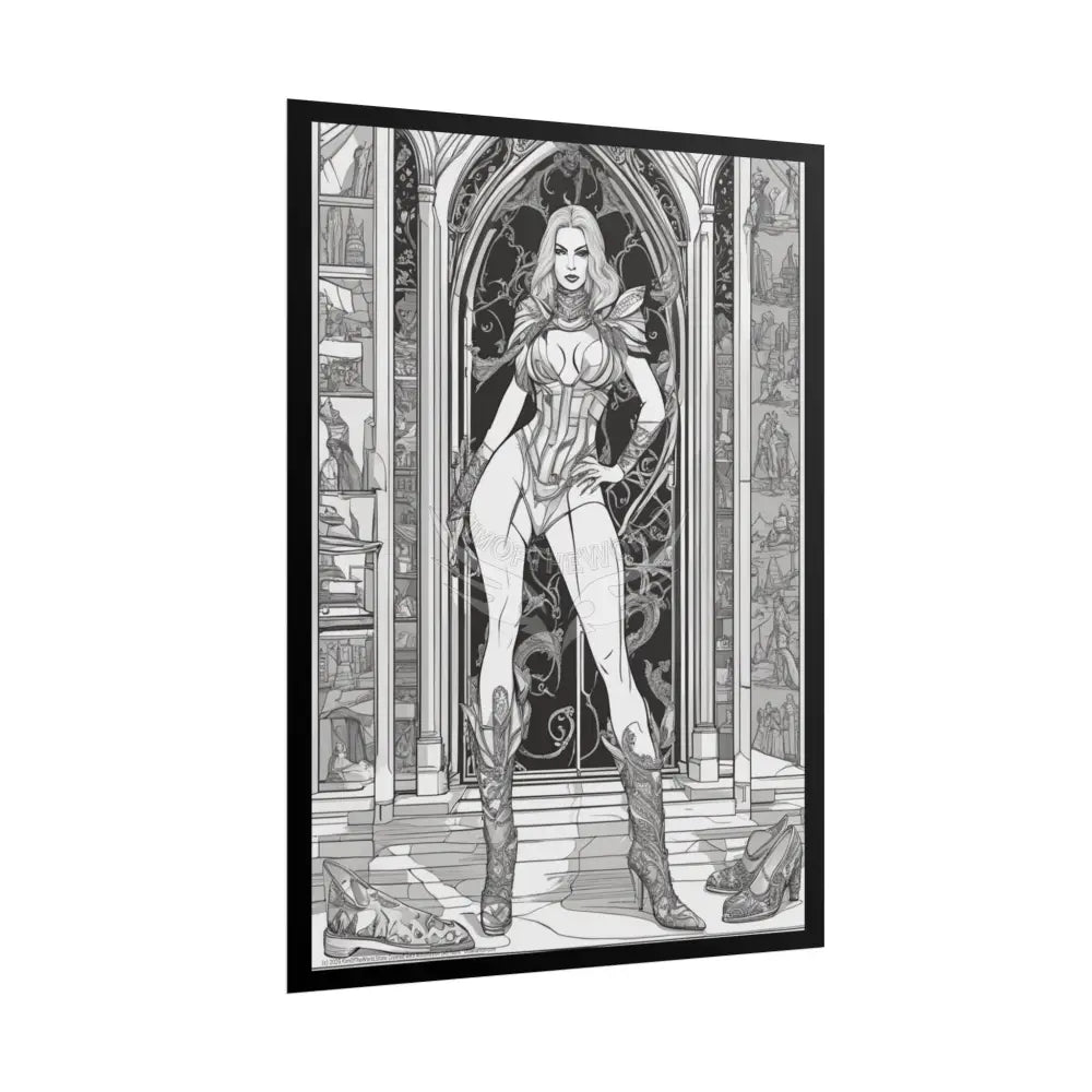 Street Fashion Cute Tall Girlfriend Giantess Girl Rolled Posters — Wall Art Poster