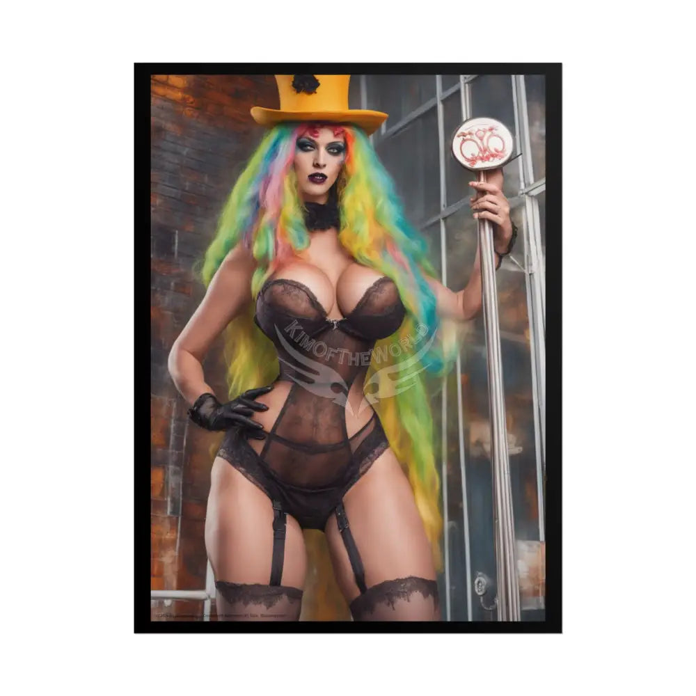 Street Fashion Girl Rolled Posters — Subtle Girl Wall Art 18″ x 24″ (Vertical) / Matte Poster