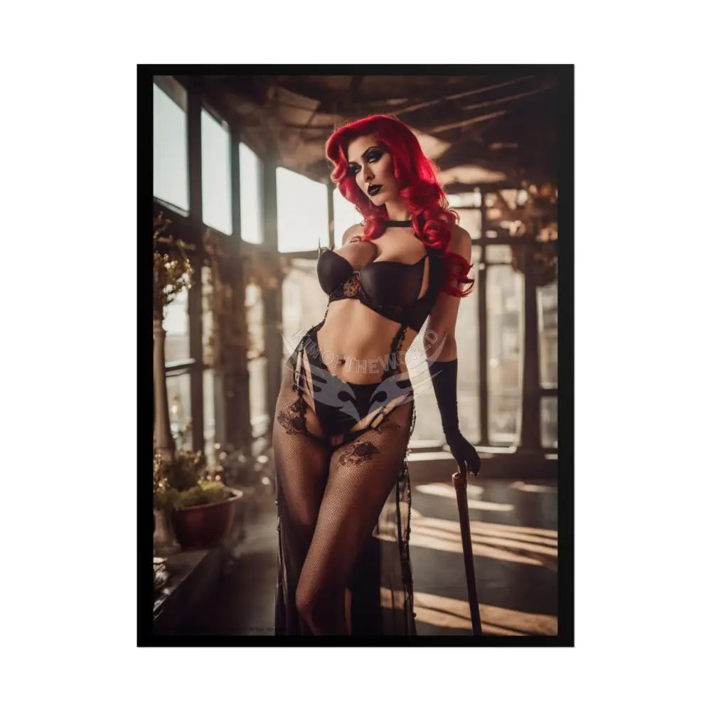 Street Fashion Girl Rolled Posters — Subtle Girl Wall Art 18″ x 24″ (Vertical) / Matte Poster