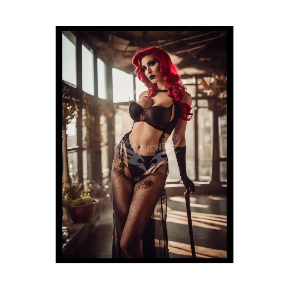 Street Fashion Girl Rolled Posters — Subtle Girl Wall Art 18″ x 24″ (Vertical) / Semi Glossy Poster