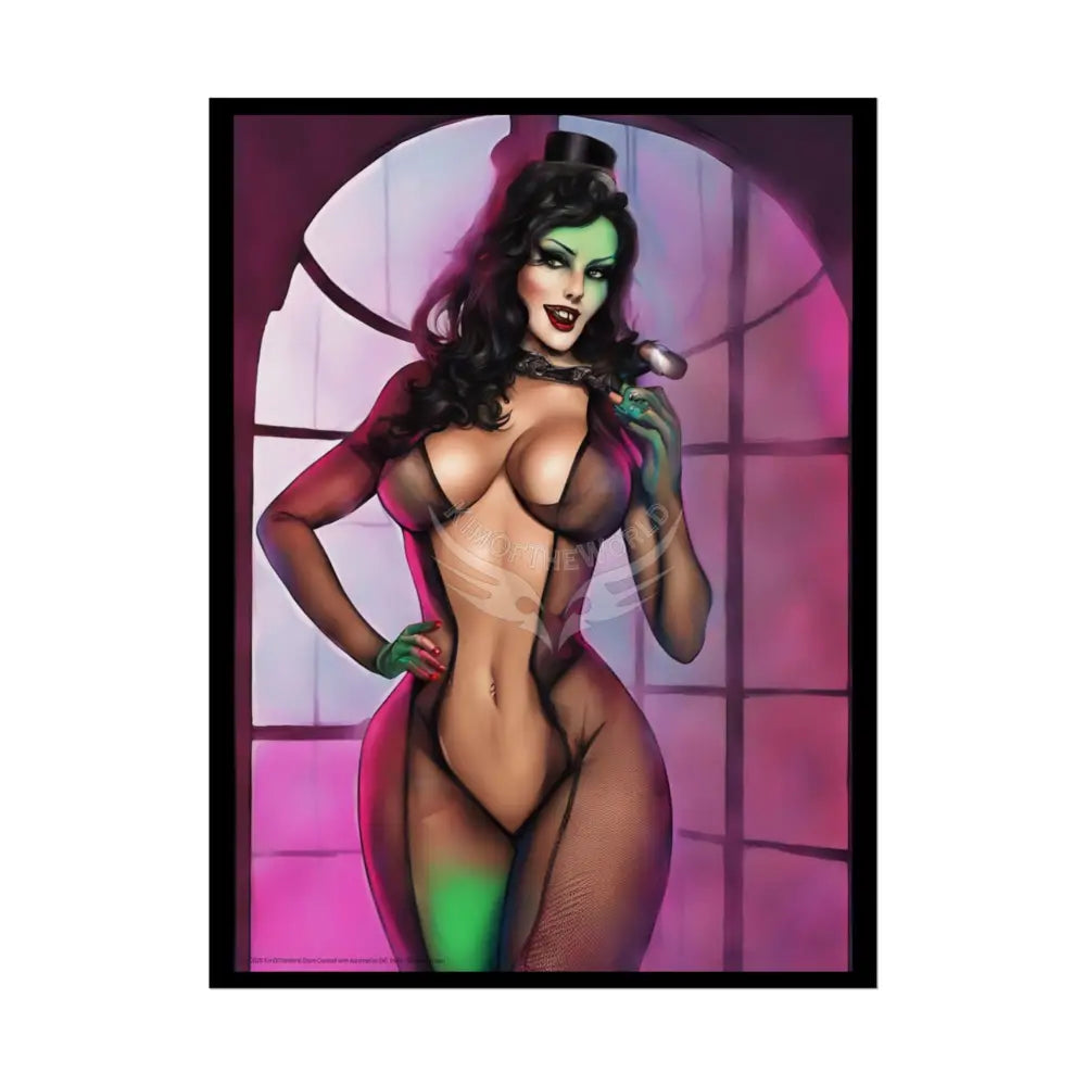 Street Fashion Girl Rolled Posters — Subtle Girl Wall Art 18″ x 24″ (Vertical) / Semi Glossy Poster