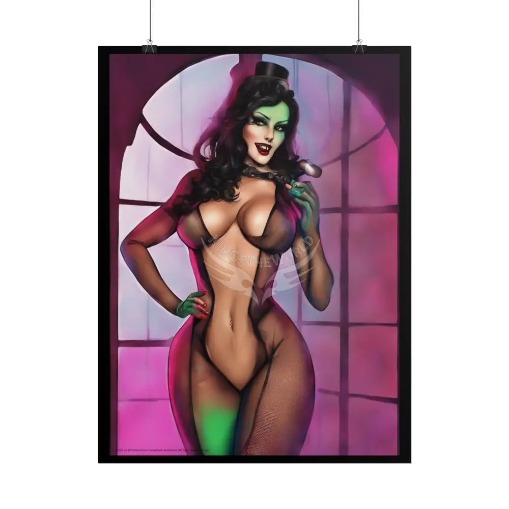 Street Fashion Girl Rolled Posters — Subtle Girl Wall Art Poster