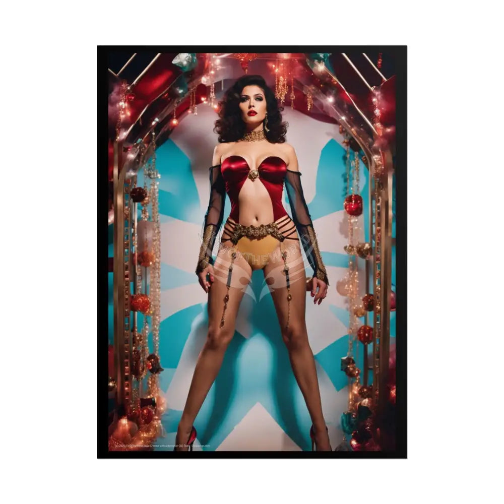 Street Fashion Tall Girlfriend Giantess Girl Rolled Posters — Subtle AI Girl Wall Art 18″ x 24″ (Vertical) / Matte