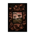 Sunset Creeper Portal Through Rock Frame (3D Dimension View) - Rolled Poster 20″ x 30″ (Vertical) / Semi Glossy Poster