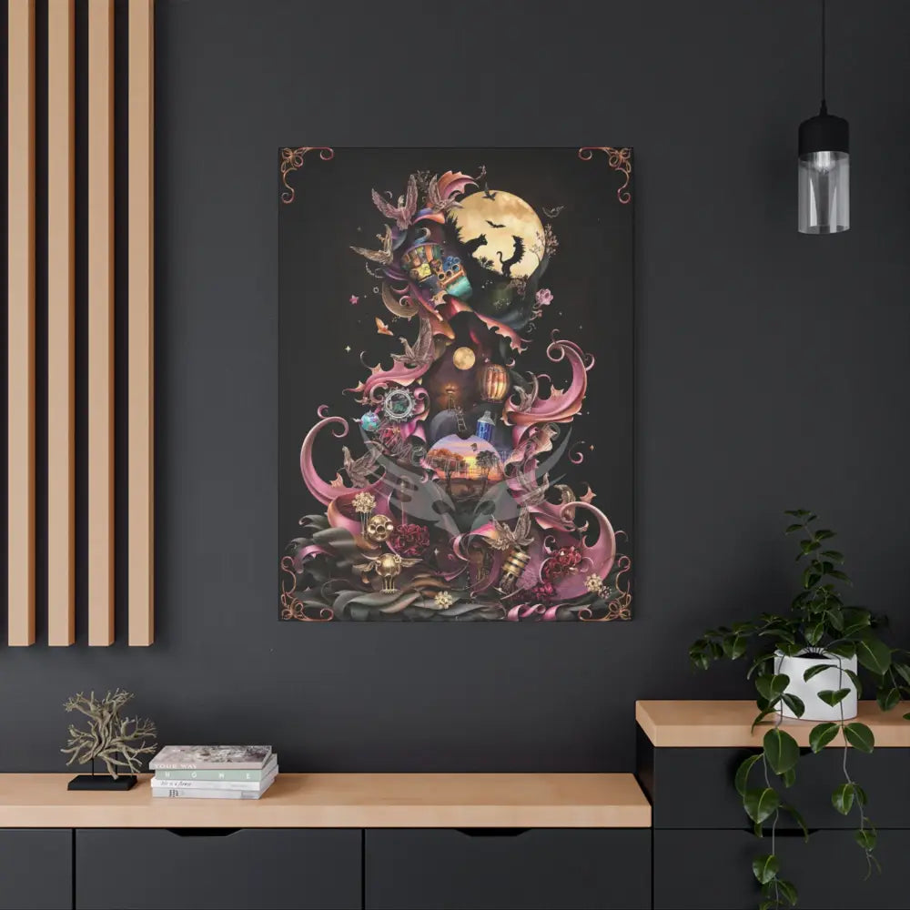 Surreal 3D Magic Dimensional Canvas Art — 3D Portal Shoe Lover’s Wall Decor Canvas