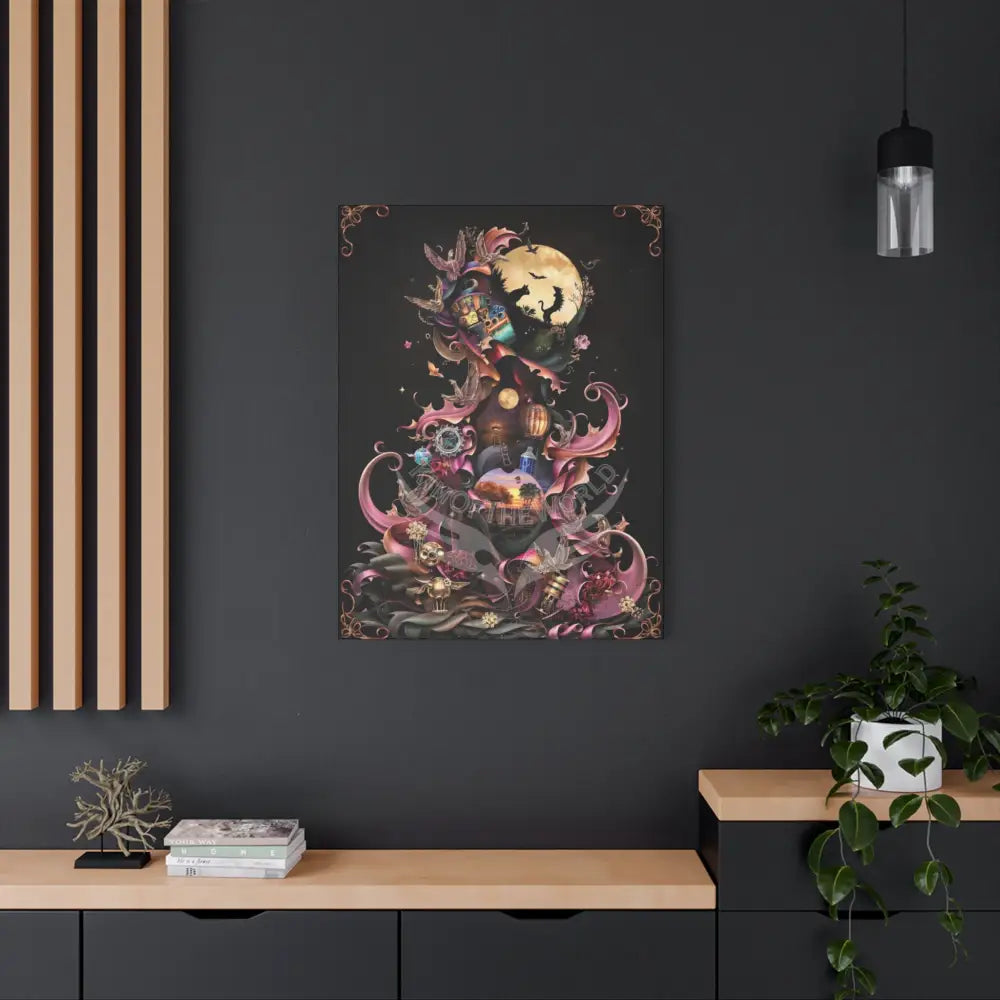 Surreal 3D Magic Dimensional Canvas Art — 3D Portal Shoe Lover’s Wall Decor Canvas