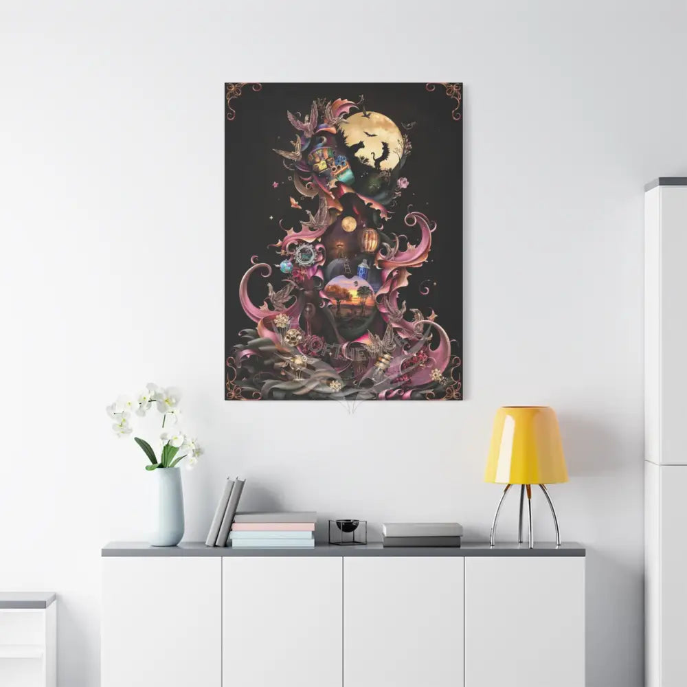 Surreal 3D Magic Dimensional Canvas Art — 3D Portal Shoe Lover’s Wall Decor Canvas