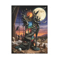 Surreal 3D Magic Stiletto Dimensional Canvas Art — 3D Portal Shoe Lover’s Wall Decor 30’’ x 40’’ (Vertical) / 1.25’’