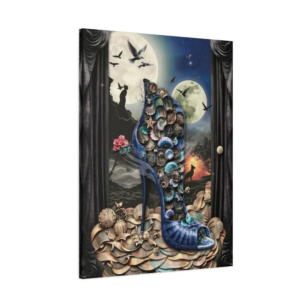 Surreal 3D Magic Stiletto Dimensional Canvas Art — 3D Portal Shoe Lover’s Wall Decor Canvas
