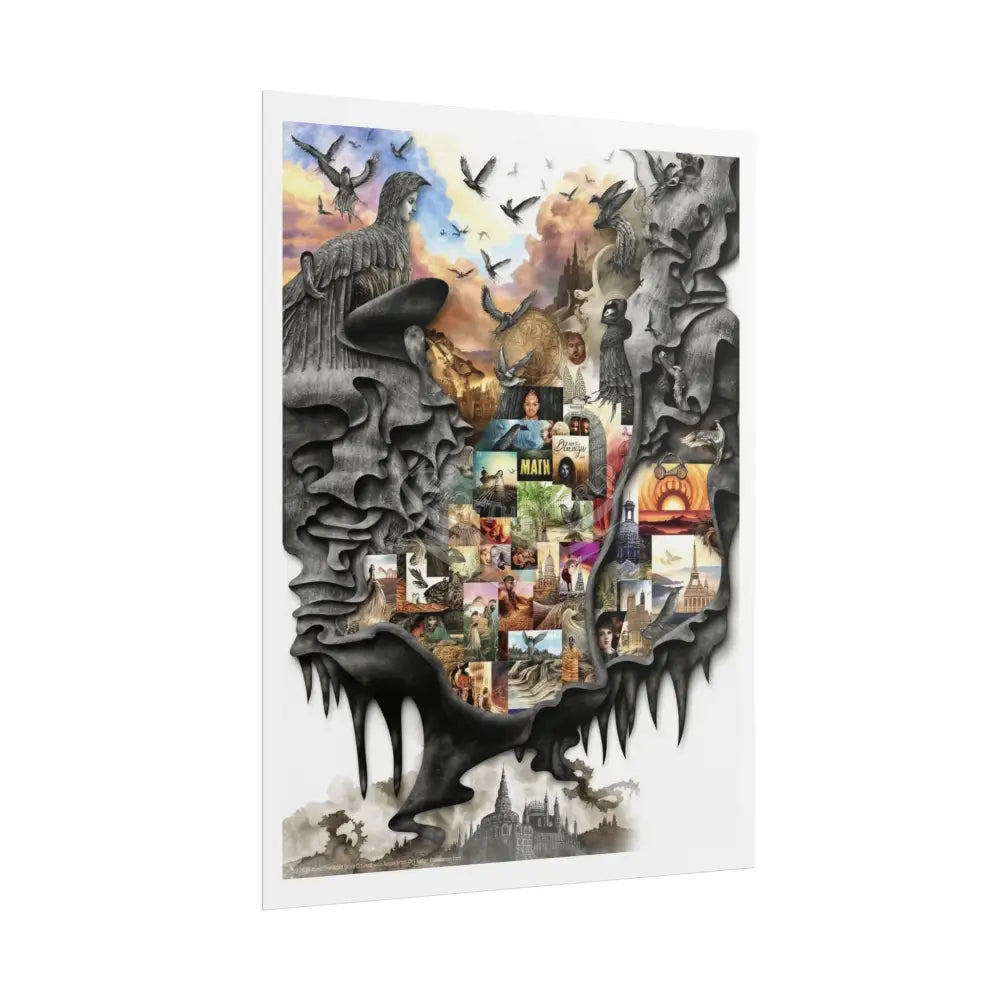 Surreal 3D MultiLevel Mashup Poster — Funky Other Dimensions Poster