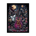Surreal Diorama Guitar Architecture Art Poster — Exclusive 3D Diorama Rolled Poster Set Pieces 18″ x 24″ (Vertical)