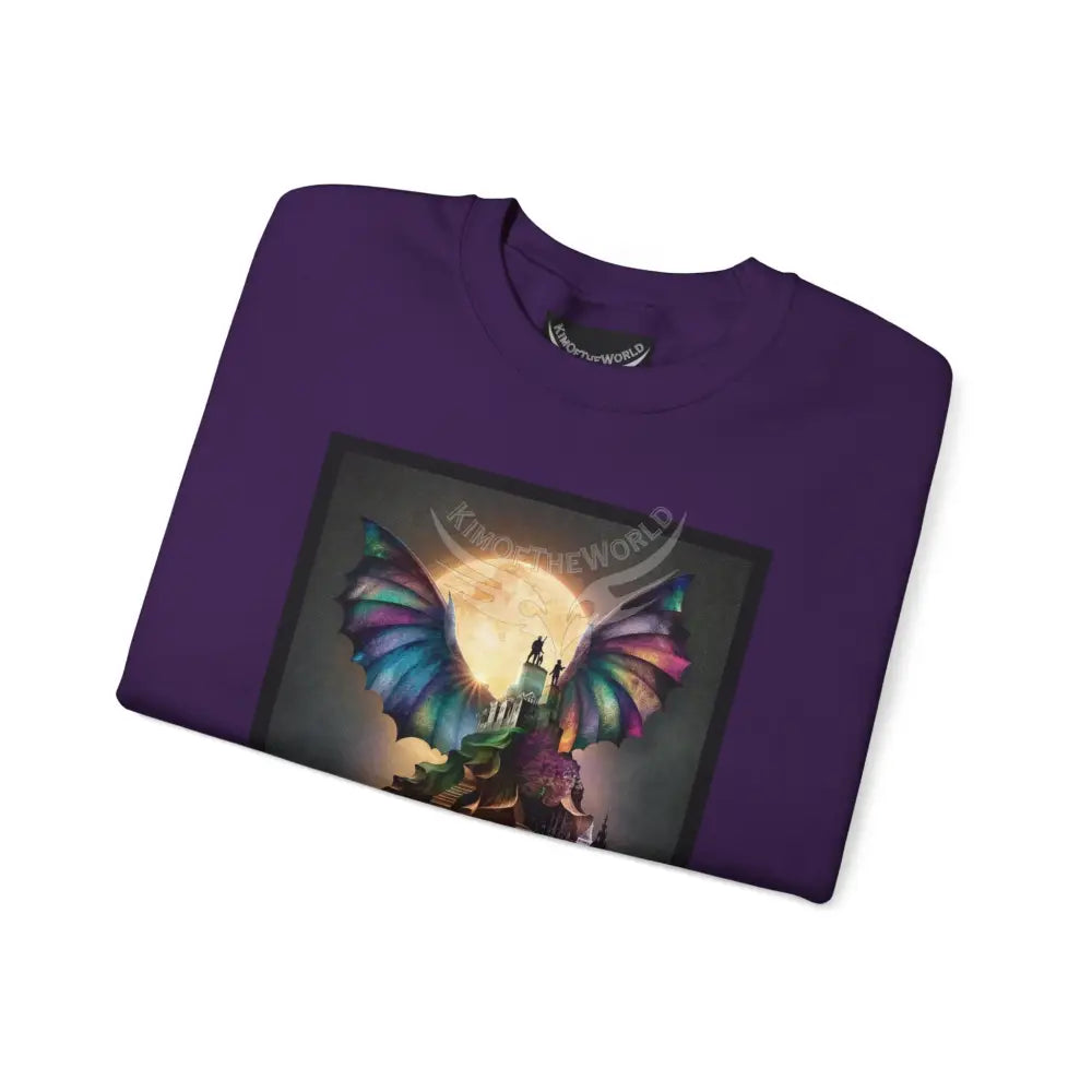 Surreal Empowered 3D Floral Flower Lady Fantasy Signature Design Sweatshirt — Tall Giantess Fetish Art Crewneck