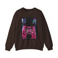 Surreal Empowered 3D Smoking Magician Signature Design Sweatshirt — Art Crewneck Dark Chocolate / S Sweatshirt