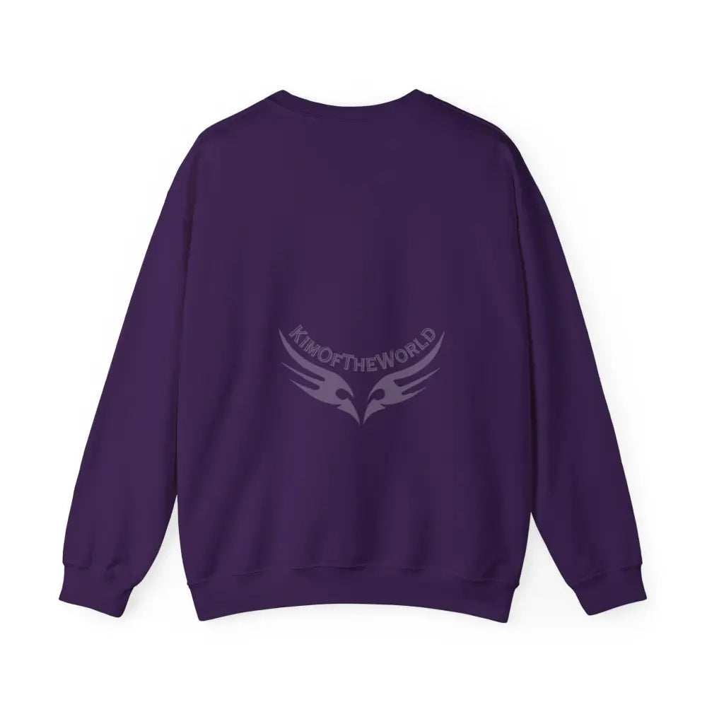 Surreal Empowered 3D Wing Scape Fantasy Signature Design Sweatshirt — Art Crewneck Sweatshirt