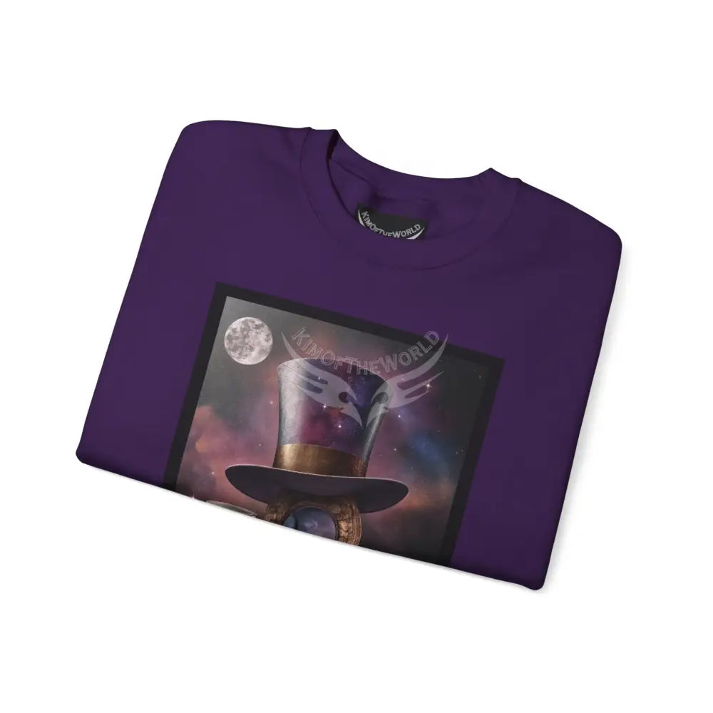 Surreal Empowered 3D Wing Scape Fantasy Signature Design Sweatshirt — Tall Giantess Fetish Art Crewneck Sweatshirt