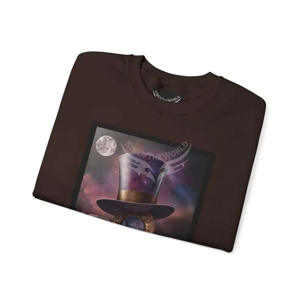 Surreal Empowered 3D Wing Scape Fantasy Signature Design Sweatshirt — Tall Giantess Fetish Art Crewneck Sweatshirt