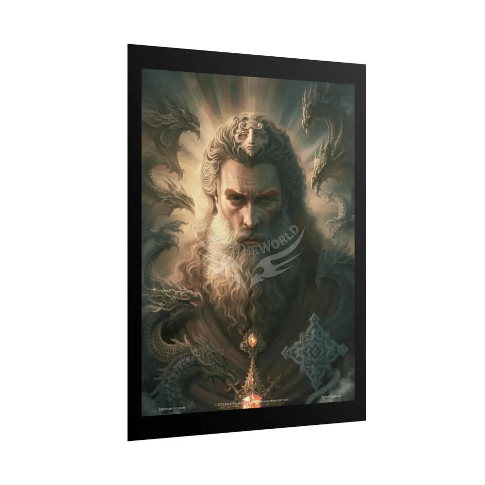 Surreal Fantasy Character in Gothic Wonderland Art Poster — 3D Dimensions of Inspiration Rolled Print Poster