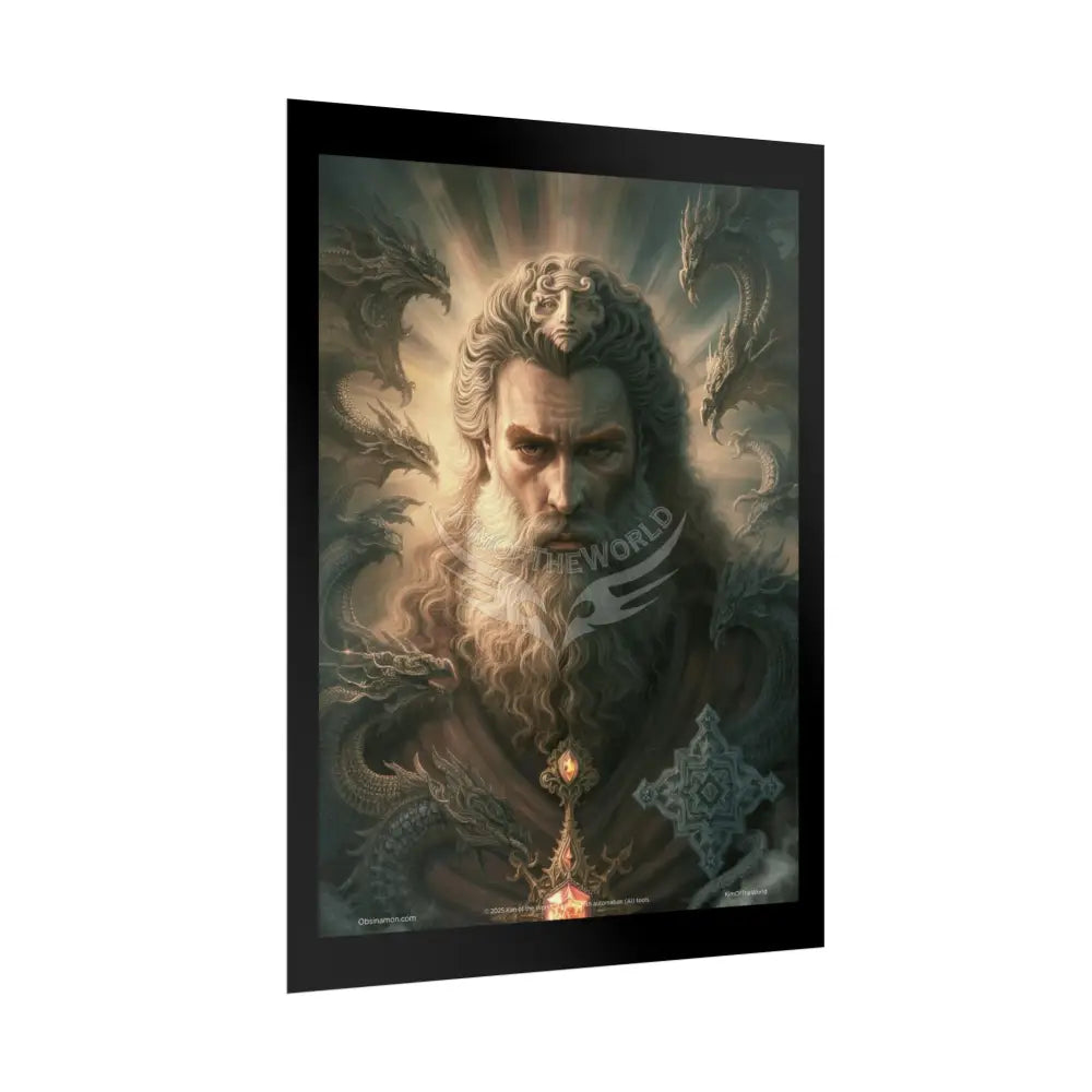 Surreal Fantasy Character in Gothic Wonderland Art Poster — 3D Dimensions of Inspiration Rolled Print Poster