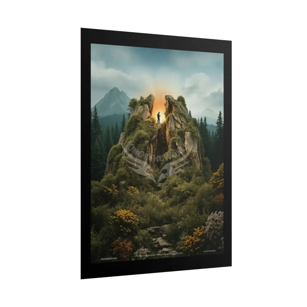 Surreal Fantasy Gothic Wonderland Art Poster — 3D Dimensions of Inspiration Rolled Print Poster