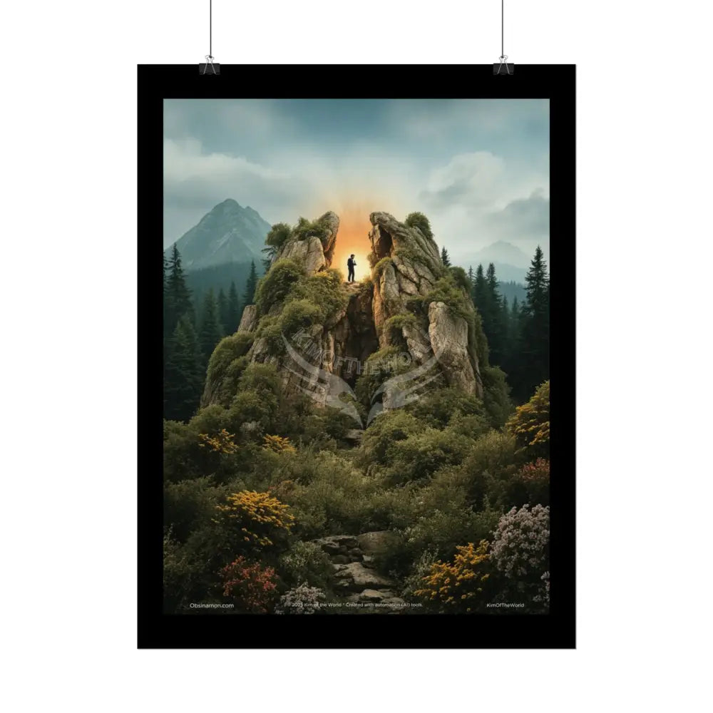 Surreal Fantasy Gothic Wonderland Art Poster — 3D Dimensions of Inspiration Rolled Print Poster