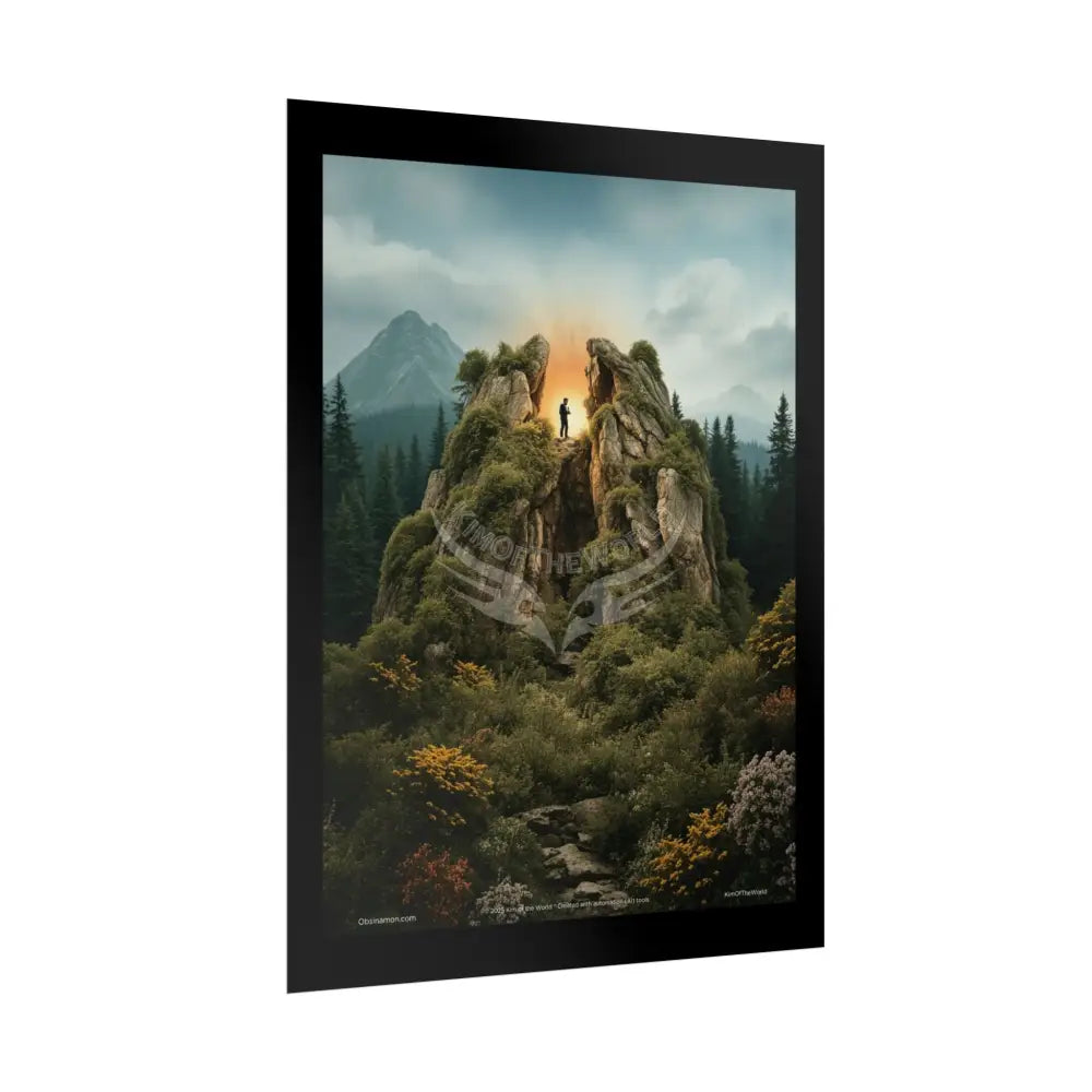 Surreal Fantasy Gothic Wonderland Art Poster — 3D Dimensions of Inspiration Rolled Print Poster