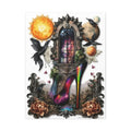 Surreal Magic Stiletto Dimensional Canvas Art — 3D Portal Shoe Lover’s Wall Decor 30’’ x 40’’ (Vertical) / 1.25’’ Canvas