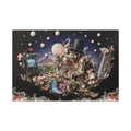 Surreal Unique Strange 3D MultiVerse Black Matte Spectrum Canvas Print 36″ x 24″ (Horizontal) / 1.25’’ Canvas