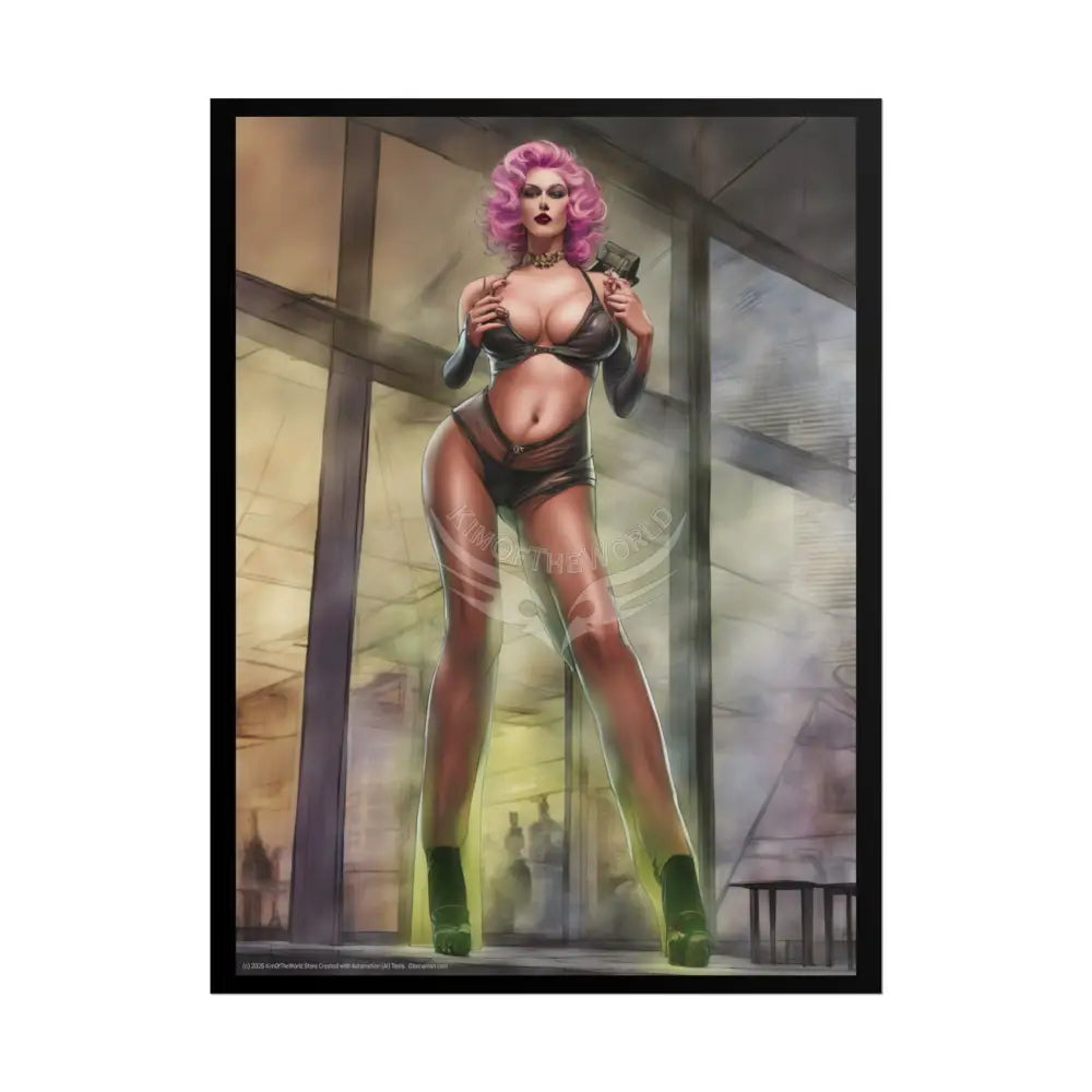 Tall Towering Street Fashion Girl Rolled Posters — Subtle Sexy Wall Art 18″ x 24″ (Vertical) / Matte Poster