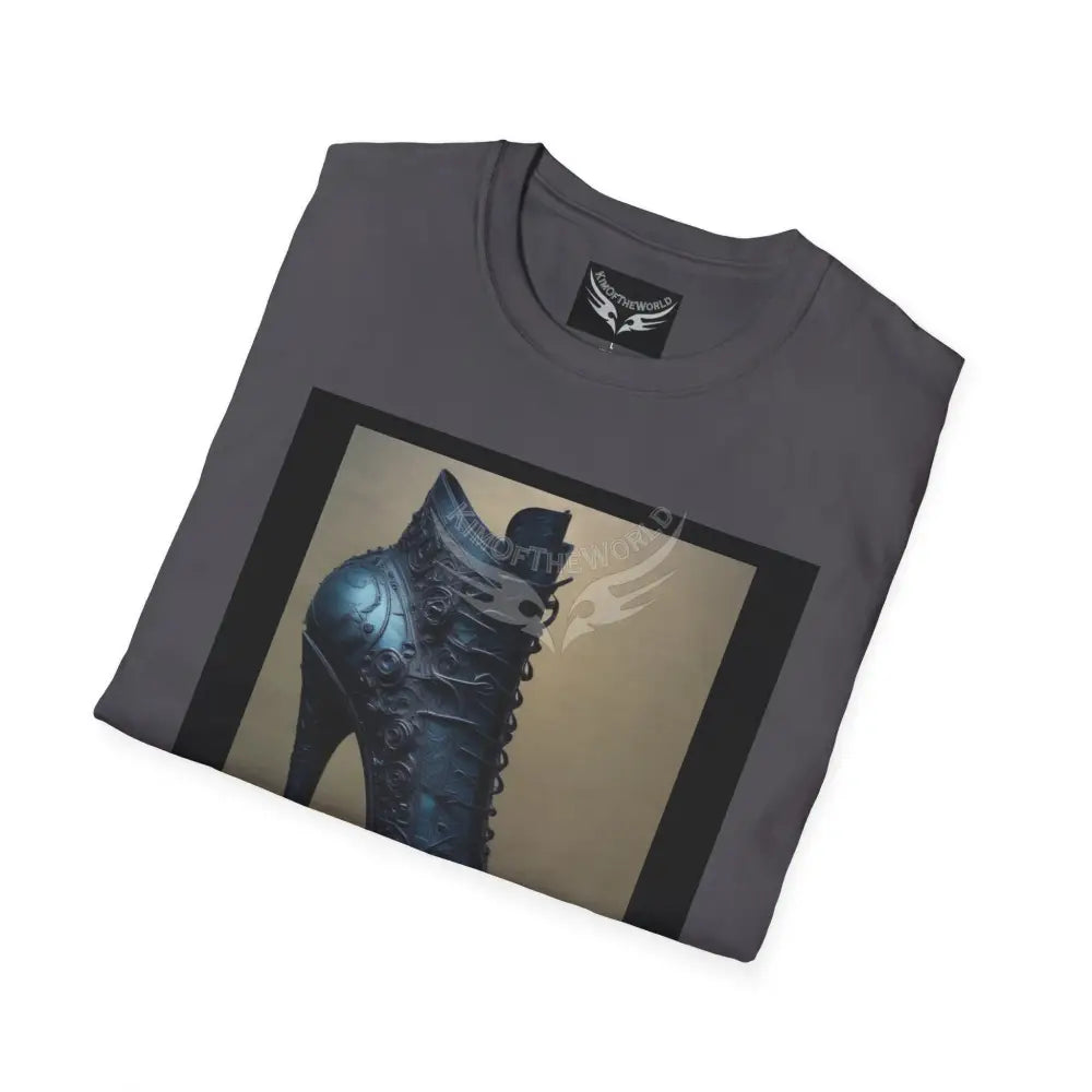 Teal Steampunk Stiletto - Softstyle T-Shirt T-Shirt