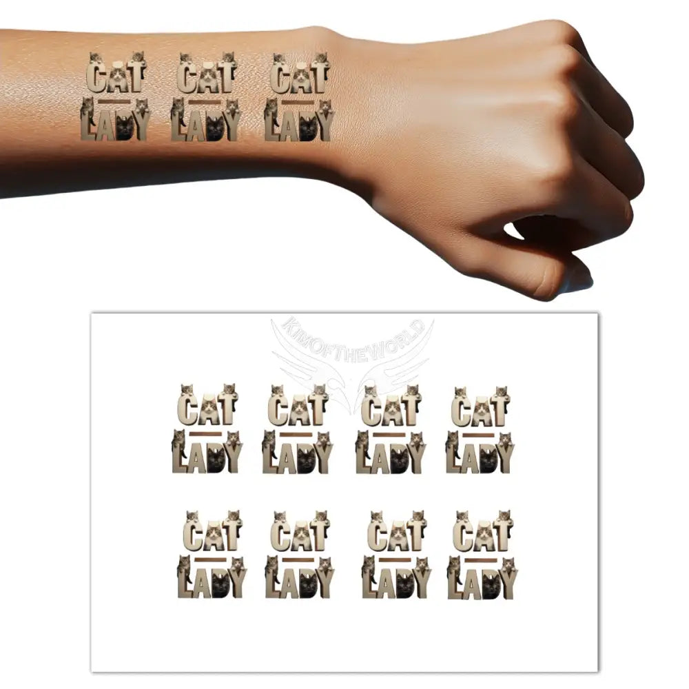 Temporary Tattoo Stickers 8.3’’x11.7’’ Wear Accessories