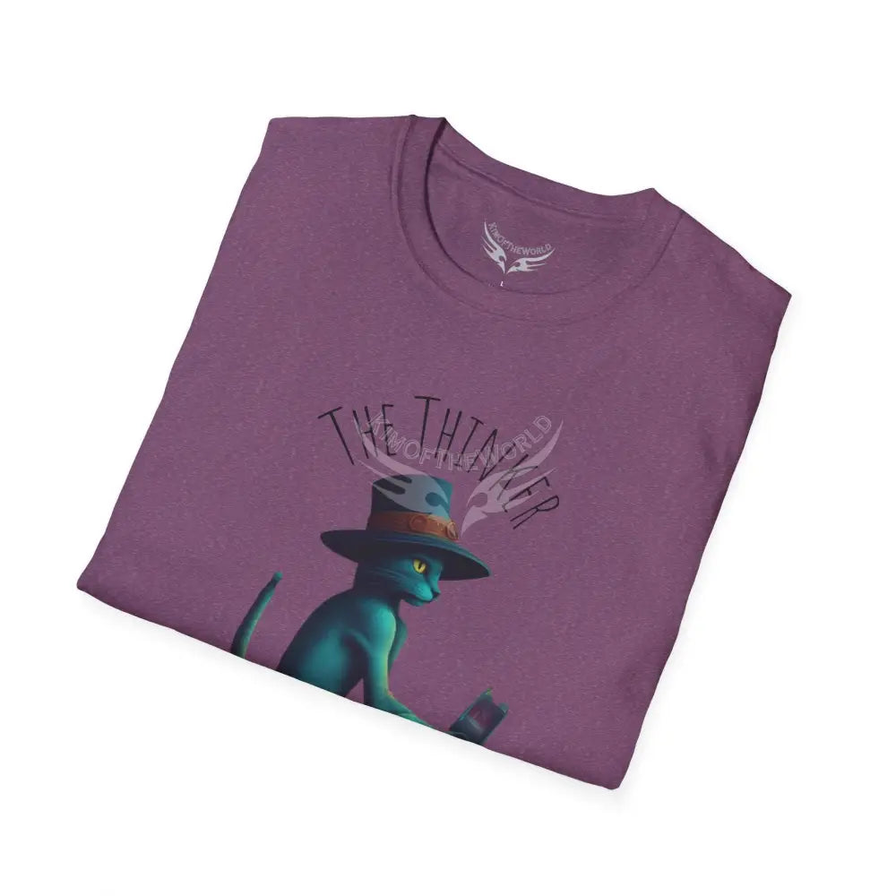 Thinking Cat Tee - Softstyle T-Shirt T-Shirt