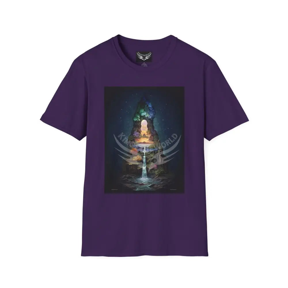 Third Dimension - Softstyle T-Shirt Purple / S T-Shirt