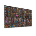 Tiny Messed Up Shoes Cyborg Frames 3 Panels Sound Absorbing Wall Art 24’’x48’’x3 pcs Acoustic Panels