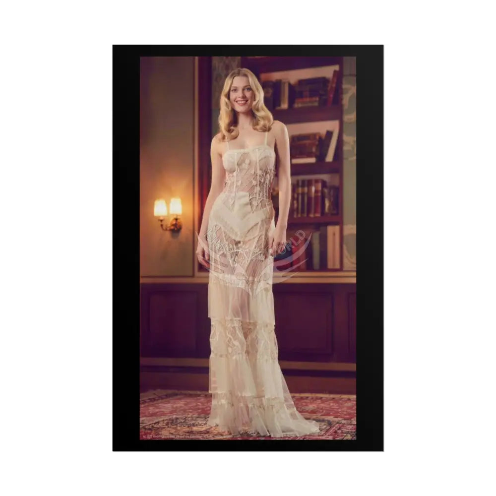 Towering Beautiful Woman Fashion Street Art Poster — Rolled Art Print 20″ x 30″ (Vertical) / Matte Poster