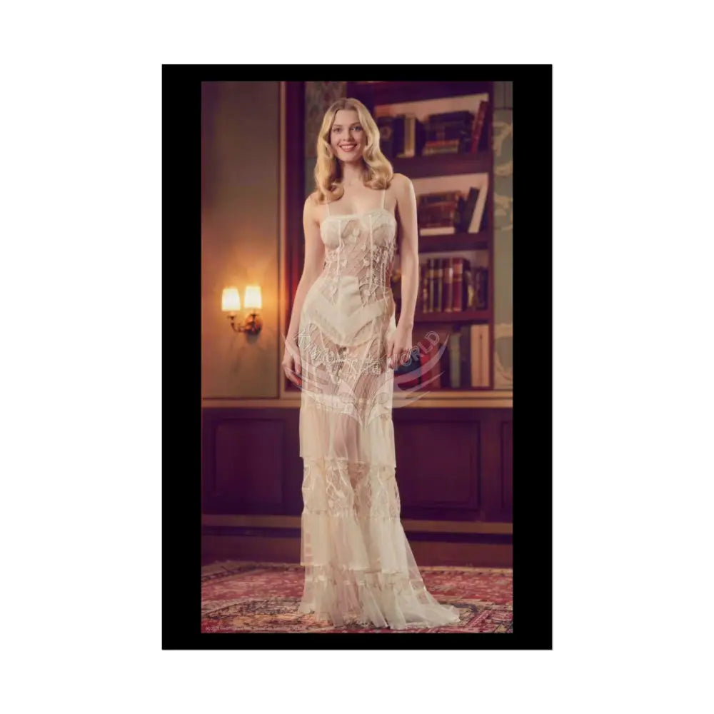 Towering Beautiful Woman Fashion Street Art Poster — Rolled Art Print 24’’ x 36’’ (Vertical) / Semi Glossy Poster