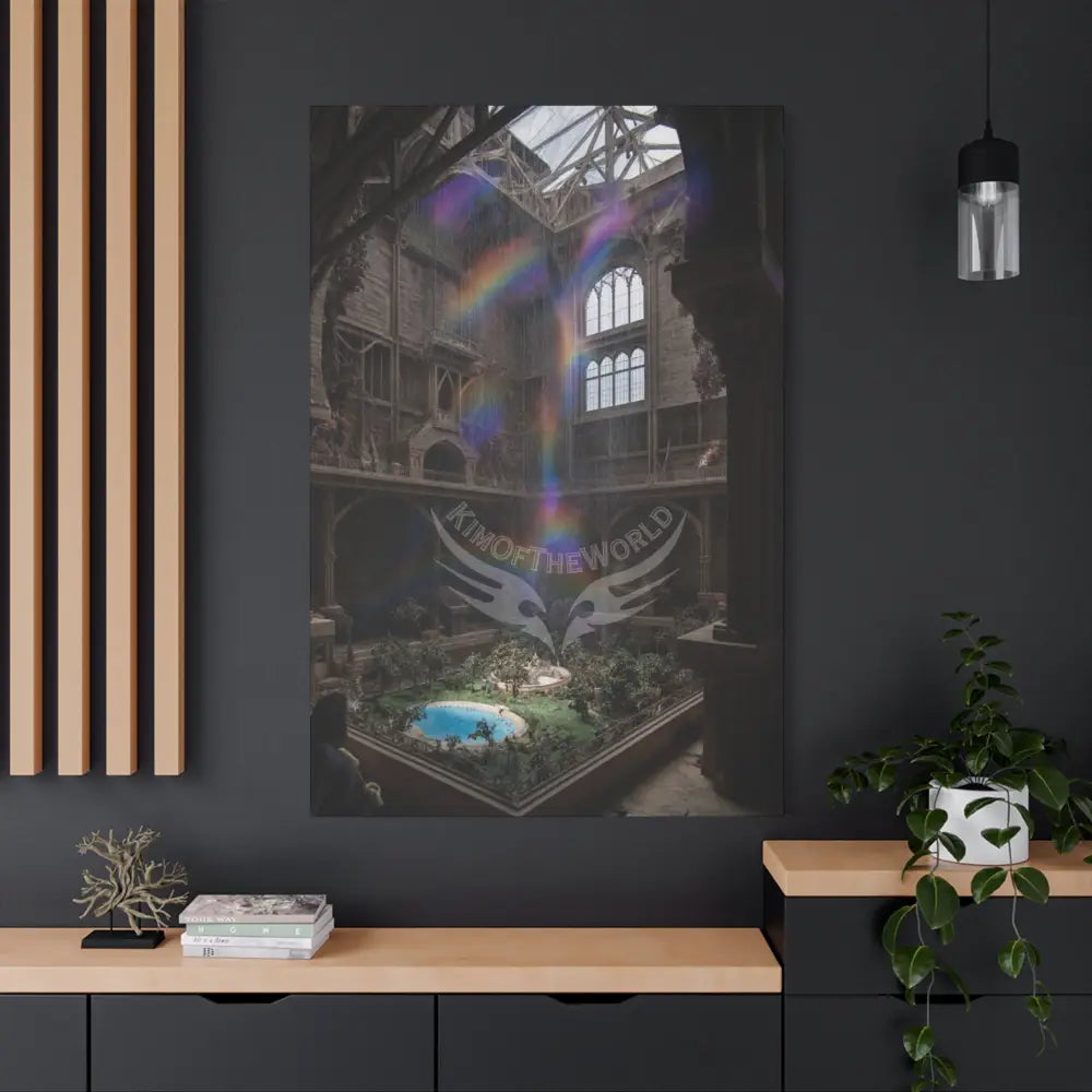 Travel Journal Canvas Wall Art — Stretched 1.25’’ Frame 40’’ x 60’’ (Vertical) / 1.25’’ Canvas