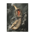 Trippy Fire Fantasy 3D Canvas — Weird Wonderland 3D Funky Art 30’’ x 40’’ (Vertical) / 1.25’’ Canvas