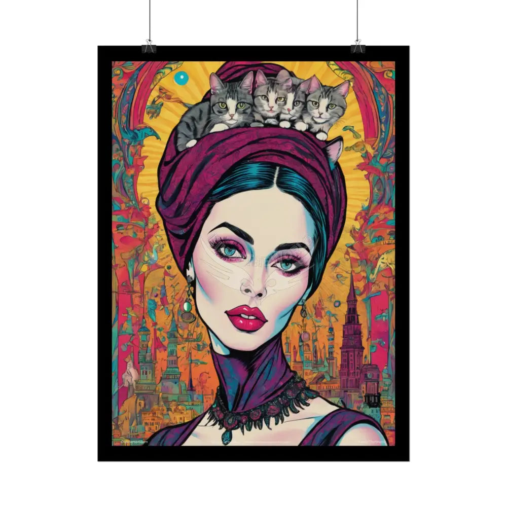 Ultimate ’Cat Ladies are Still Hot’ Weird Steampunk Giantess Sexy Fashion Cosplay Giant CatLady Portrait — Playful Art