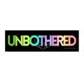 ’Unbothered’ Bumper Sticker — Be Less Offended Design 11’’ × 3’’ / Rectangle / White Paper products