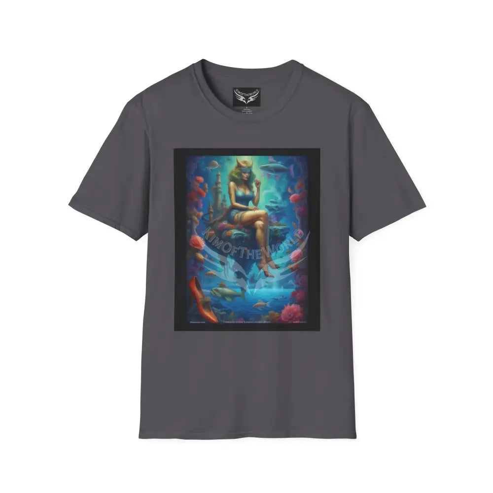 Underwater Faerie - Softstyle T-Shirt Charcoal / XS T-Shirt