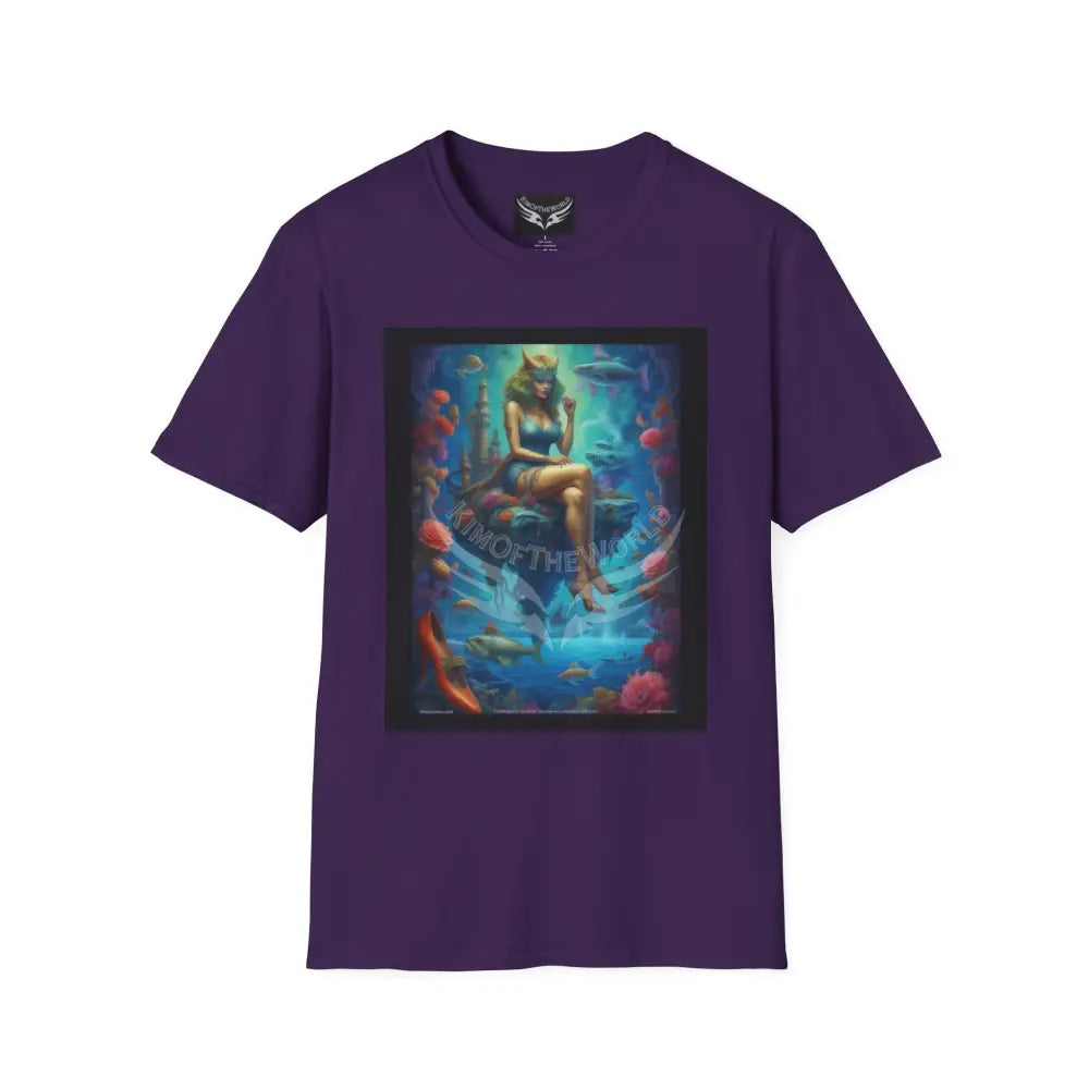 Underwater Faerie - Softstyle T-Shirt Purple / S T-Shirt