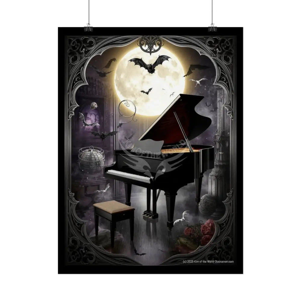 Unusual Baby Grand Piano Musical Magic Prints — Rolled Poster Set Poster