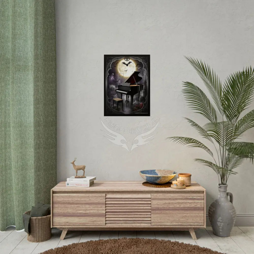 Unusual Baby Grand Piano Musical Magic Prints — Rolled Poster Set Poster