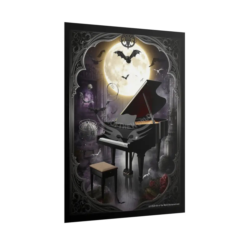 Unusual Baby Grand Piano Musical Magic Prints — Rolled Poster Set Poster