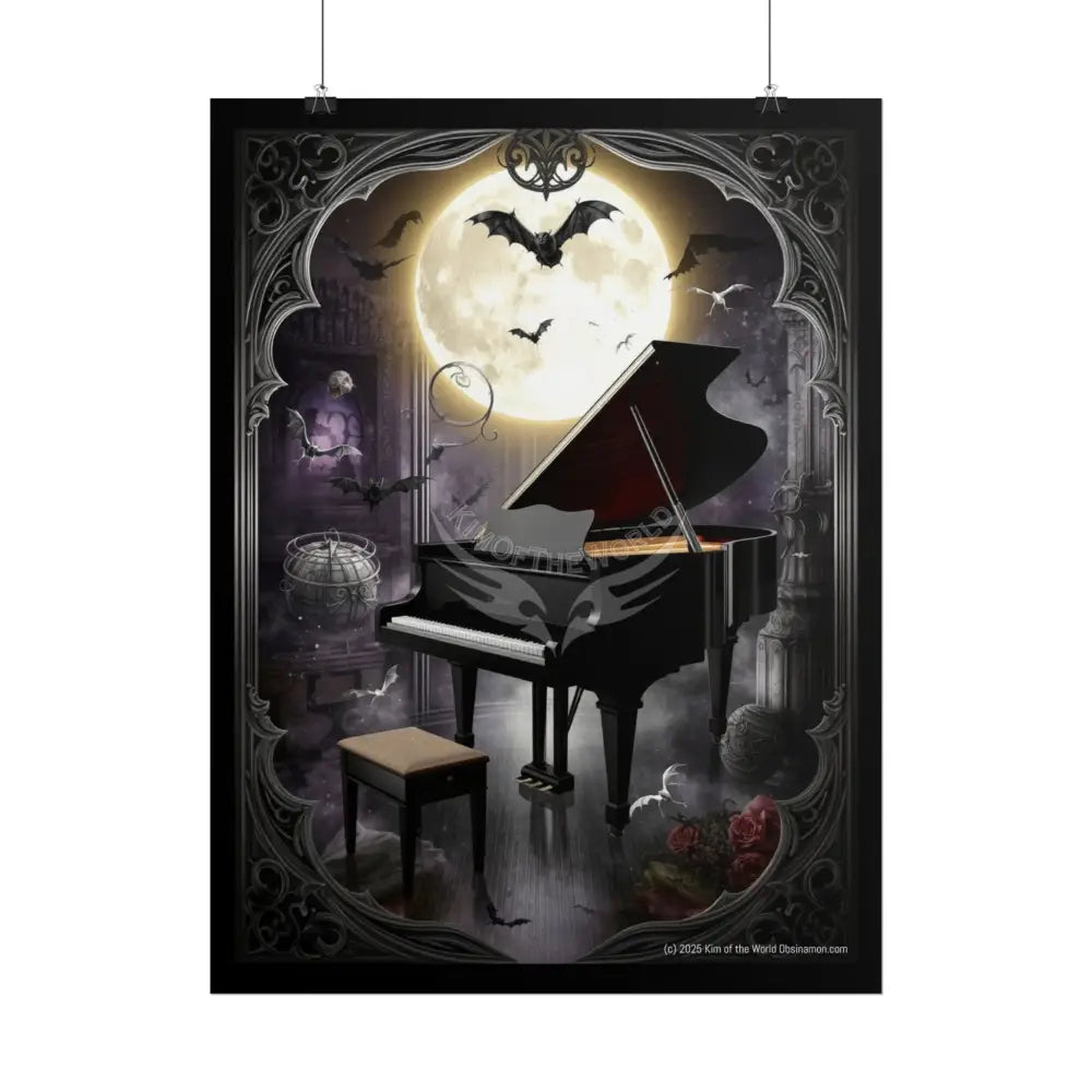 Unusual Baby Grand Piano Musical Magic Prints — Rolled Poster Set Poster