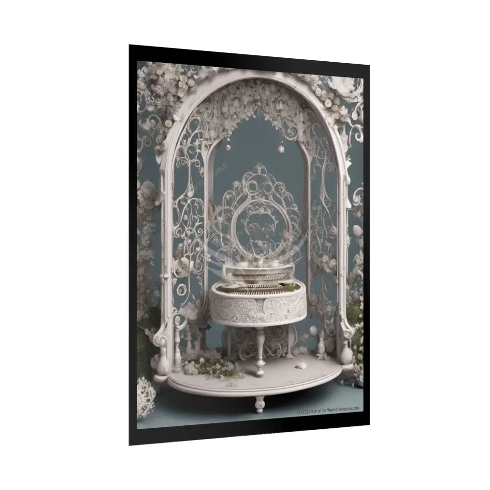 Unusual Harpsichord Piano Musical Magic Prints (Bold Female Characters)— Rolled Poster Set Poster