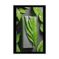 Unusual Leaf Layers Abstract & Odd but Elegant Art Rolled Poster — Deep Color-Coordinated Art 20″ x 30″ (Vertical)