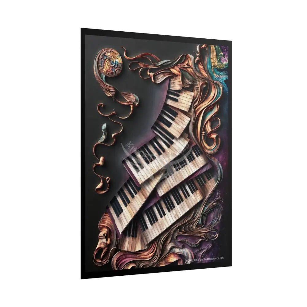 Unusual Piano Keys 88 Musical Magic Prints — Rolled Poster Set Poster