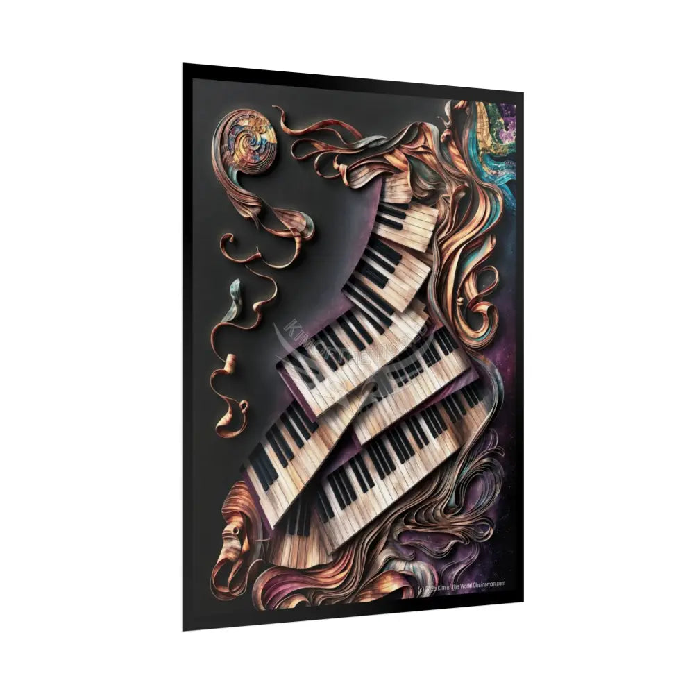 Unusual Piano Keys 88 Musical Magic Prints — Rolled Poster Set Poster