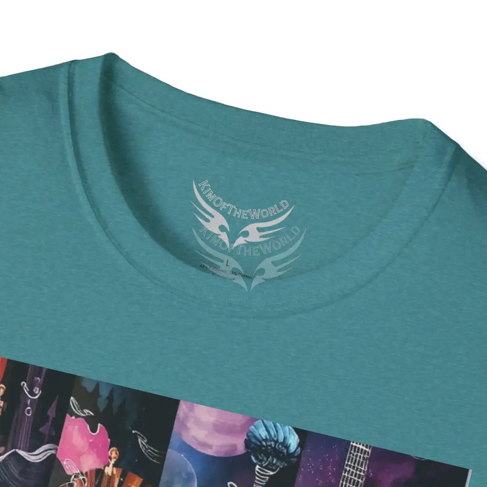 Unusual Piano Keys Tube Tee - Softstyle T-Shirt T-Shirt